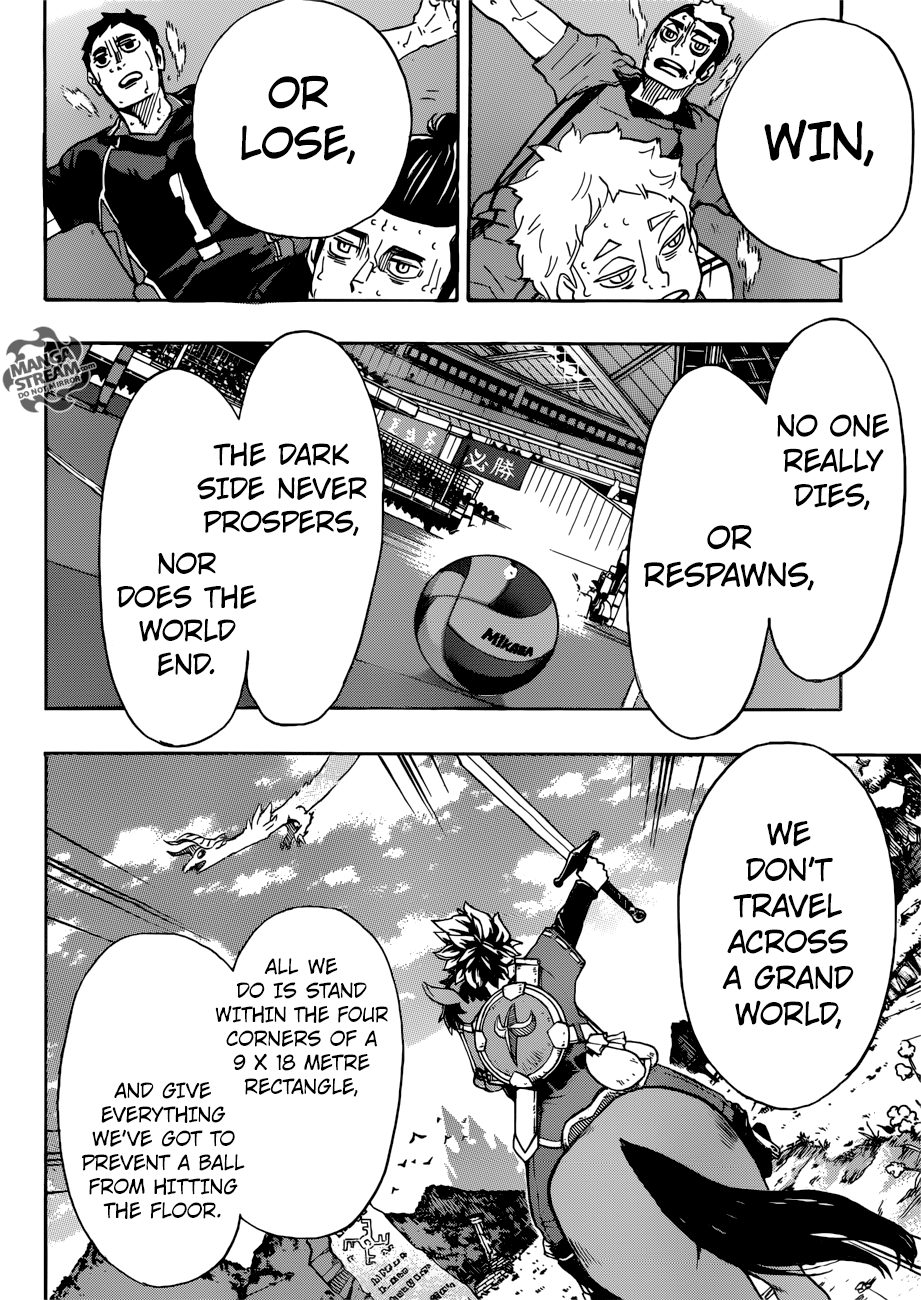 Haikyuu!!, Chapter 324 image 16